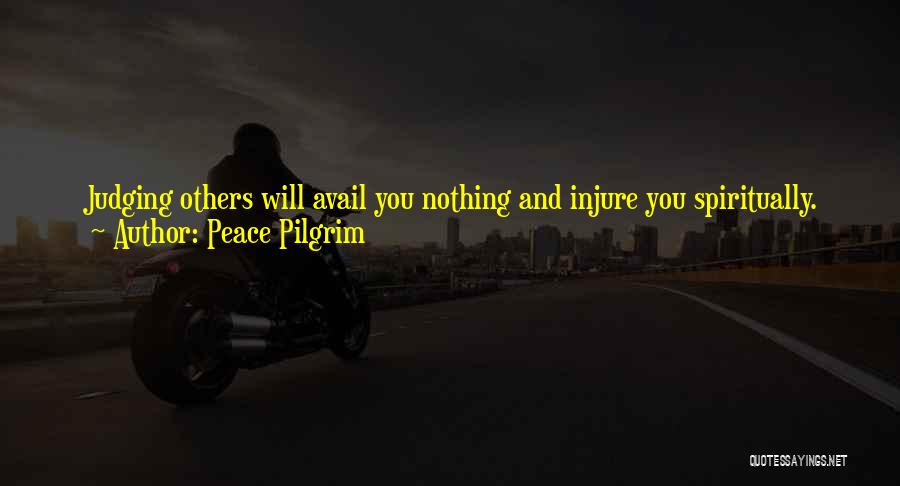 Others Judging You Quotes By Peace Pilgrim