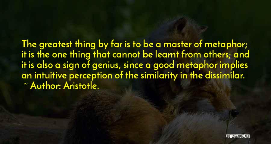 Others Perception Quotes By Aristotle.