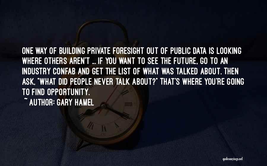 Others Talk About You Quotes By Gary Hamel