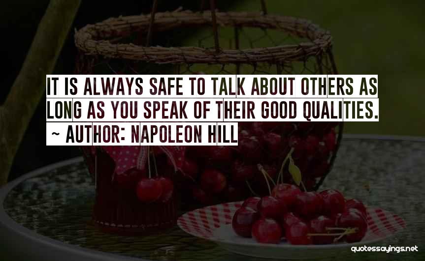 Others Talk About You Quotes By Napoleon Hill