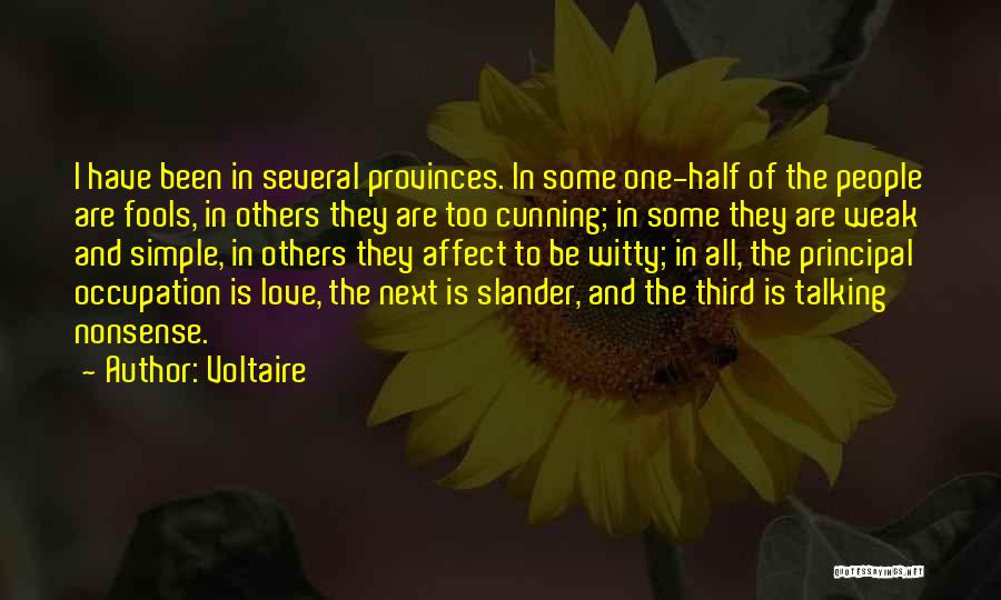 Others Talking Quotes By Voltaire