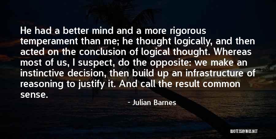 Others Thinking They Are Better Quotes By Julian Barnes