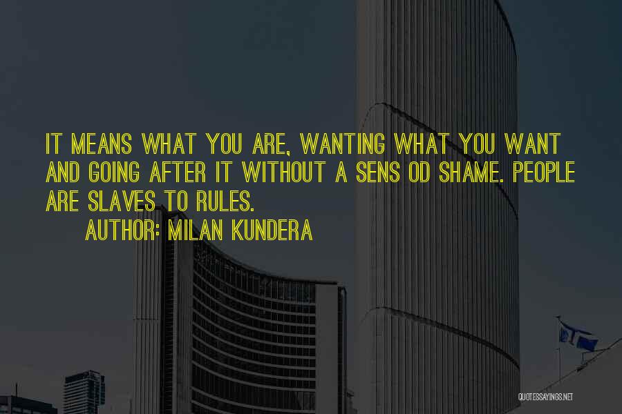 Others Wanting What You Have Quotes By Milan Kundera