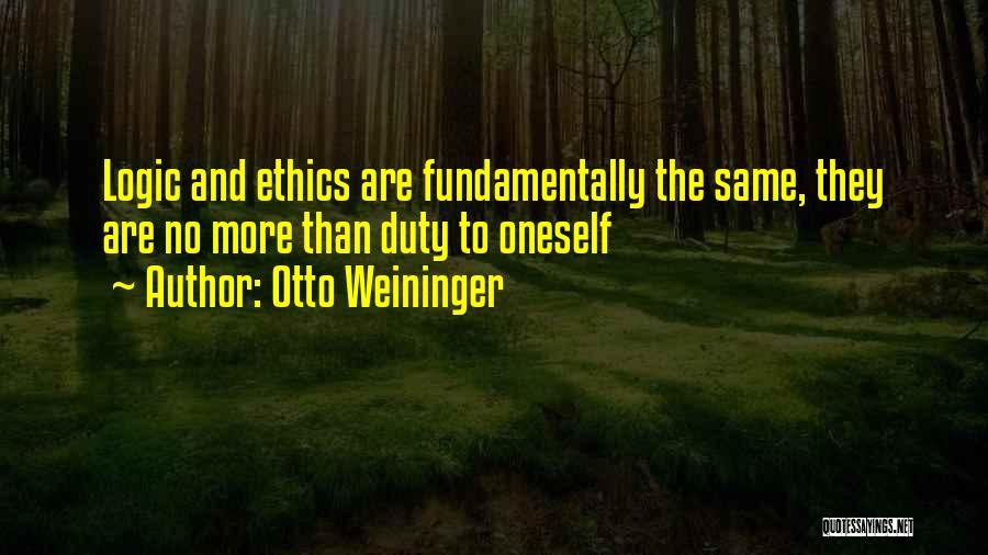 Otto Weininger Quotes 486241
