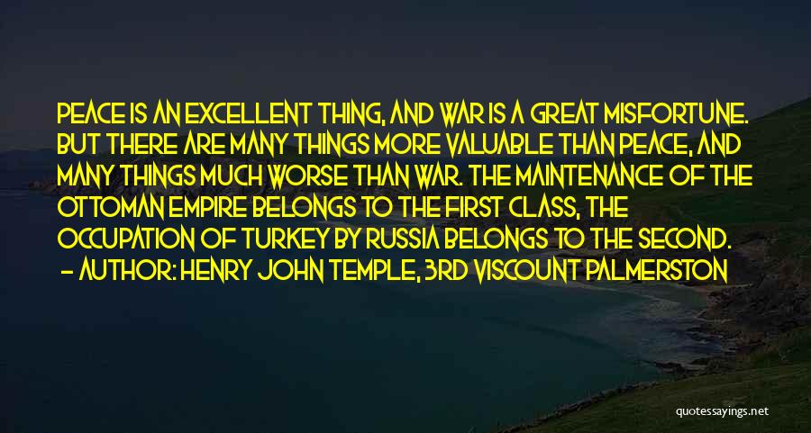 Ottoman Quotes By Henry John Temple, 3rd Viscount Palmerston