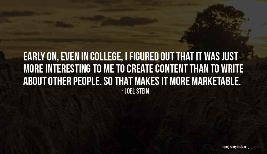 Otuzbes Quotes By Joel Stein Otuzbes Quotes By Joel Stein