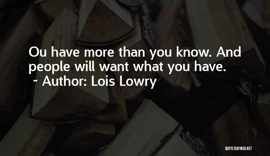 Ou/tx Quotes By Lois Lowry