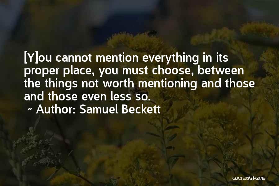 Ou/tx Quotes By Samuel Beckett