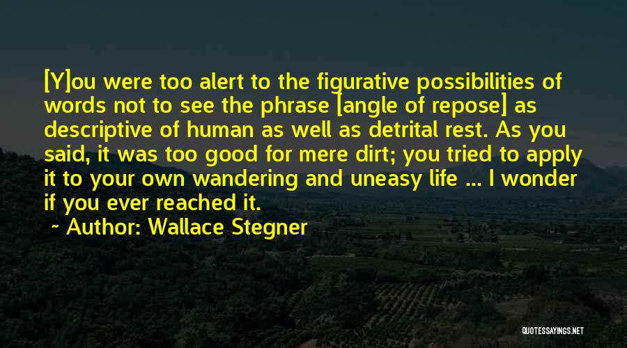 Ou/tx Quotes By Wallace Stegner