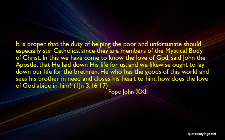 Ouagadougou Pronounce Quotes By Pope John XXII
