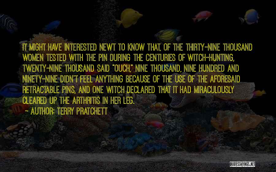 Ouch Quotes By Terry Pratchett