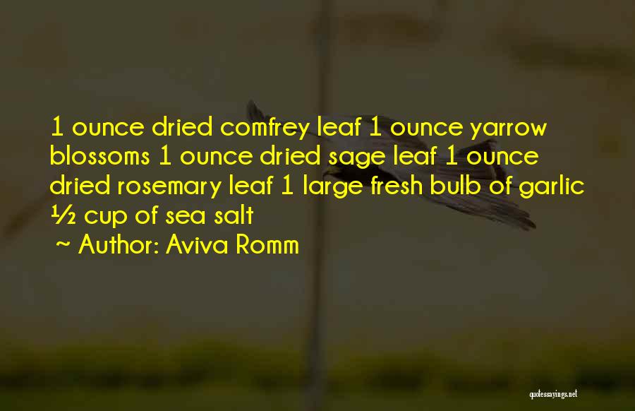 Ounce Quotes By Aviva Romm