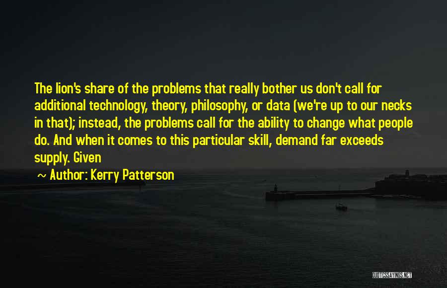 Our Ability To Change Quotes By Kerry Patterson