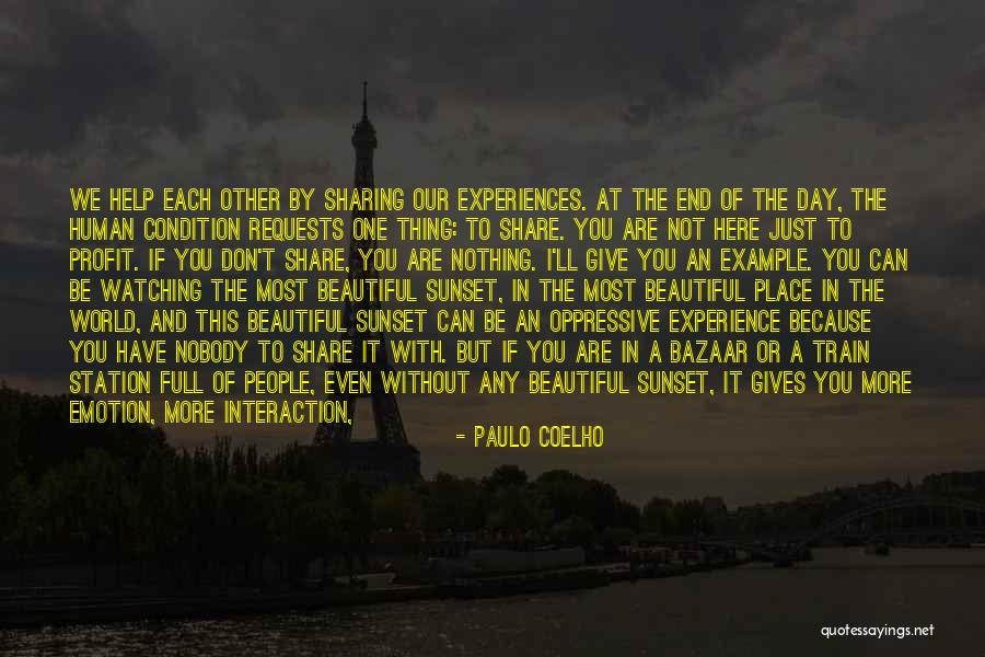 Our Beautiful World Quotes By Paulo Coelho