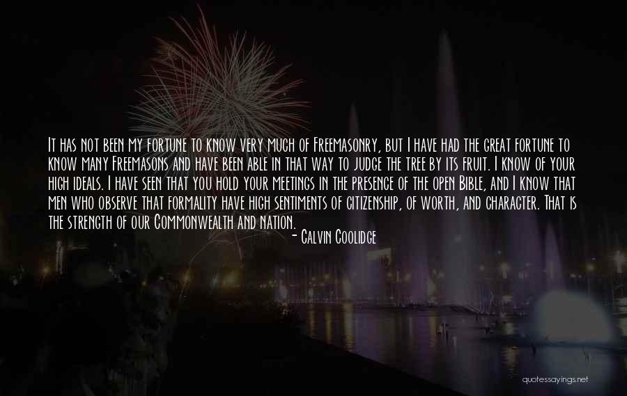 Our Character Quotes By Calvin Coolidge Our Character Quotes By Calvin Coolidge