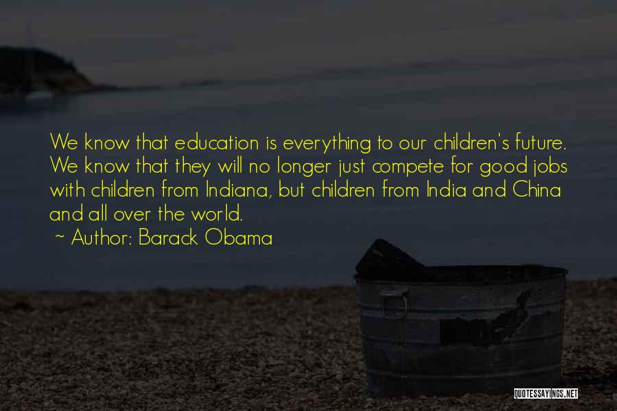 Our Children's Future Quotes By Barack Obama