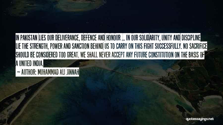 Our Constitution Quotes By Muhammad Ali Jinnah