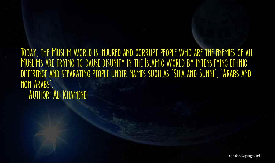 Our Corrupt World Quotes By Ali Khamenei