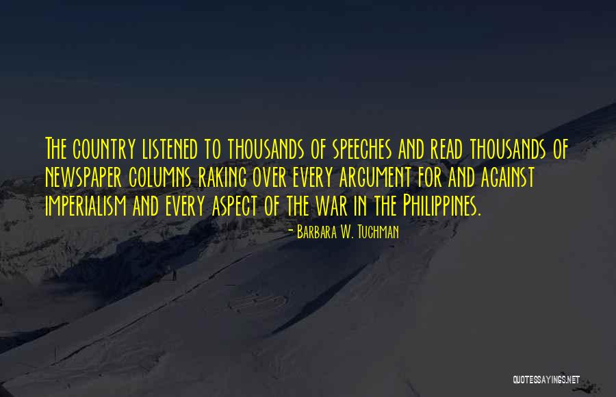 Our Country Philippines Quotes By Barbara W. Tuchman Our Country Philippines Quotes By Barbara W. Tuchman