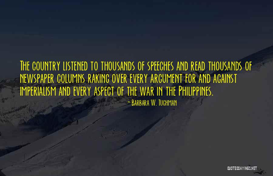 Our Country Philippines Quotes By Barbara W. Tuchman