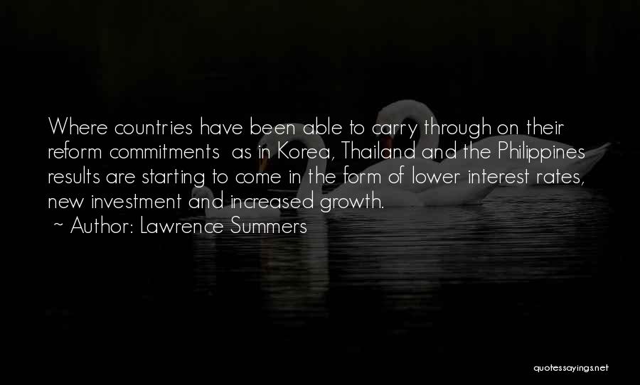 Our Country Philippines Quotes By Lawrence Summers