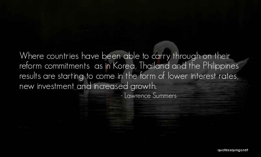 Our Country Philippines Quotes By Lawrence Summers