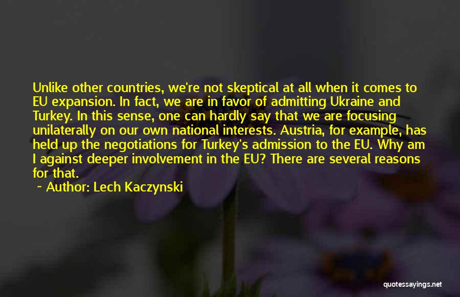 Our Country Quotes By Lech Kaczynski