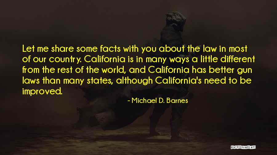 Our Country Quotes By Michael D. Barnes