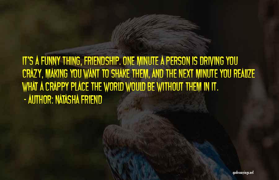 Our Crazy Friendship Quotes By Natasha Friend