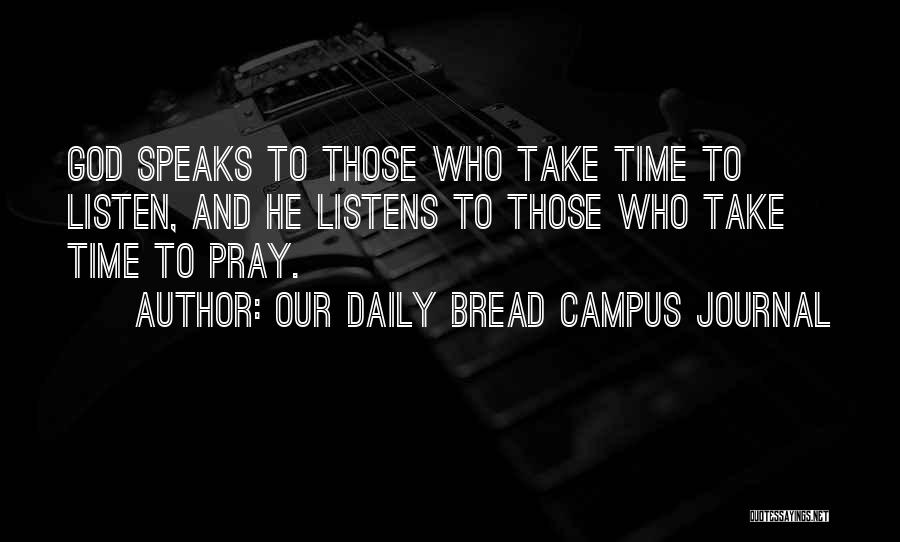 Our Daily Bread Campus Journal Quotes 509616