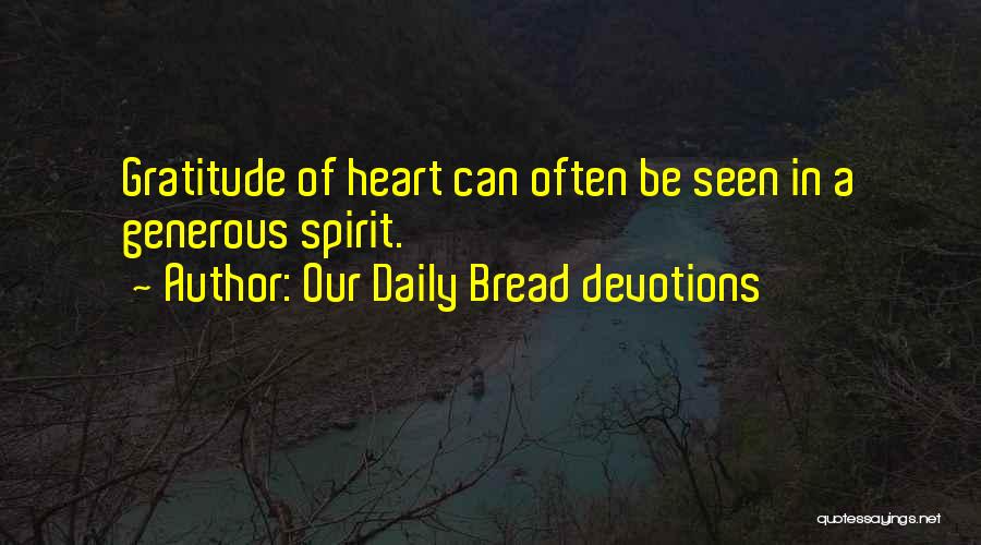 Our Daily Bread Devotions Quotes 368018