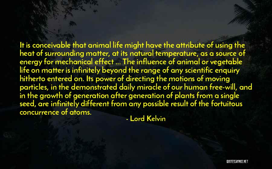 Our Daily Life Quotes By Lord Kelvin