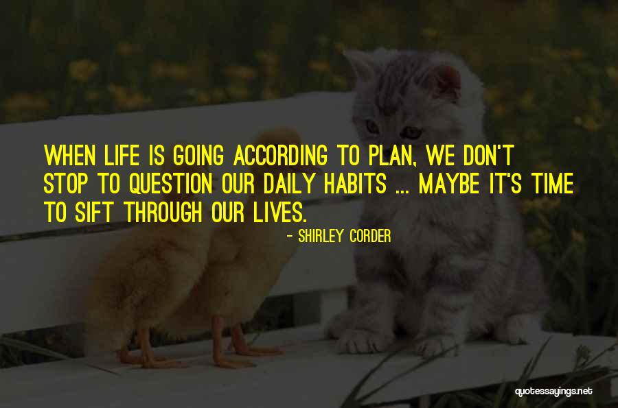 Our Daily Lives Quotes By Shirley Corder