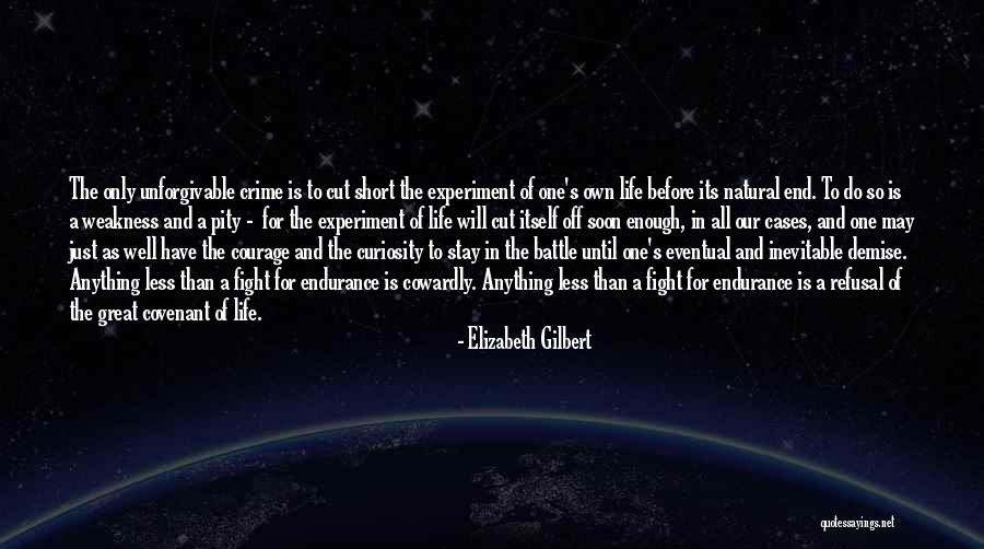 Our Demise Quotes By Elizabeth Gilbert Our Demise Quotes By Elizabeth Gilbert