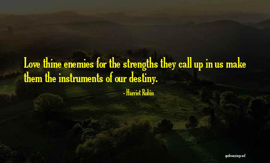 Our Destiny Love Quotes By Harriet Rubin Our Destiny Love Quotes By Harriet Rubin