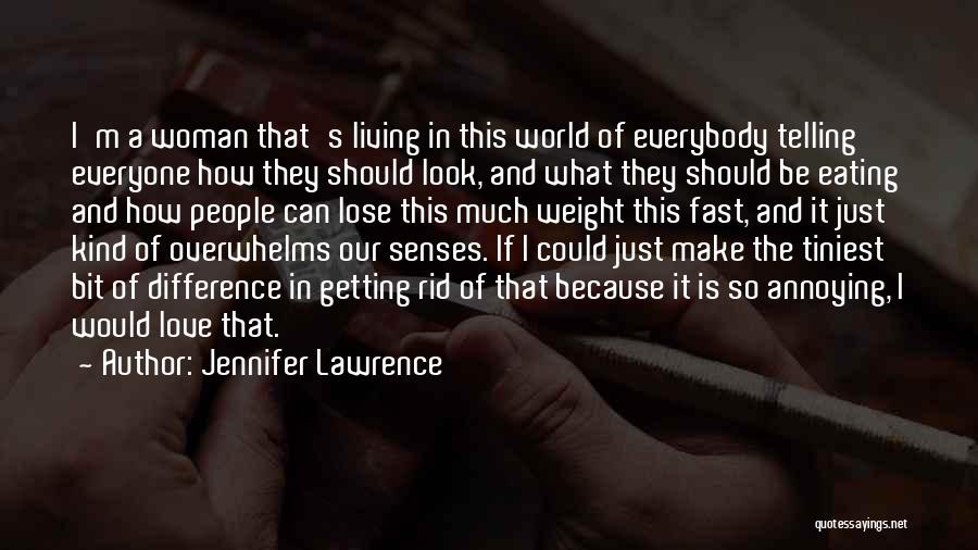 Our Differences Love Quotes By Jennifer Lawrence