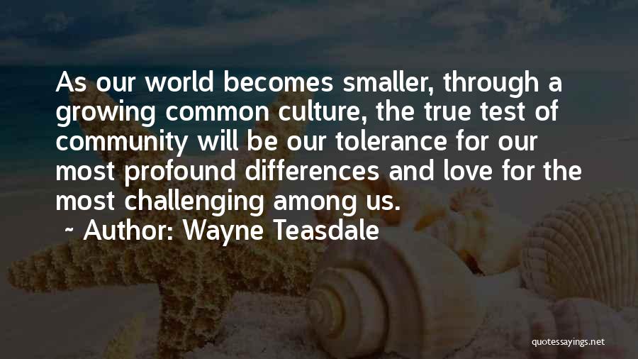 Our Differences Love Quotes By Wayne Teasdale