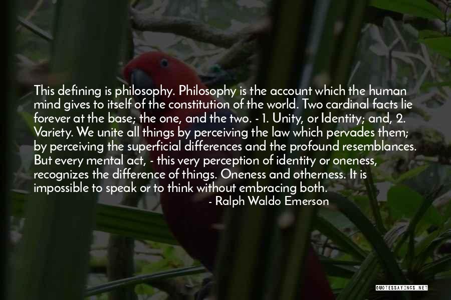 Our Differences Unite Us Quotes By Ralph Waldo Emerson Our Differences Unite Us Quotes By Ralph Waldo Emerson