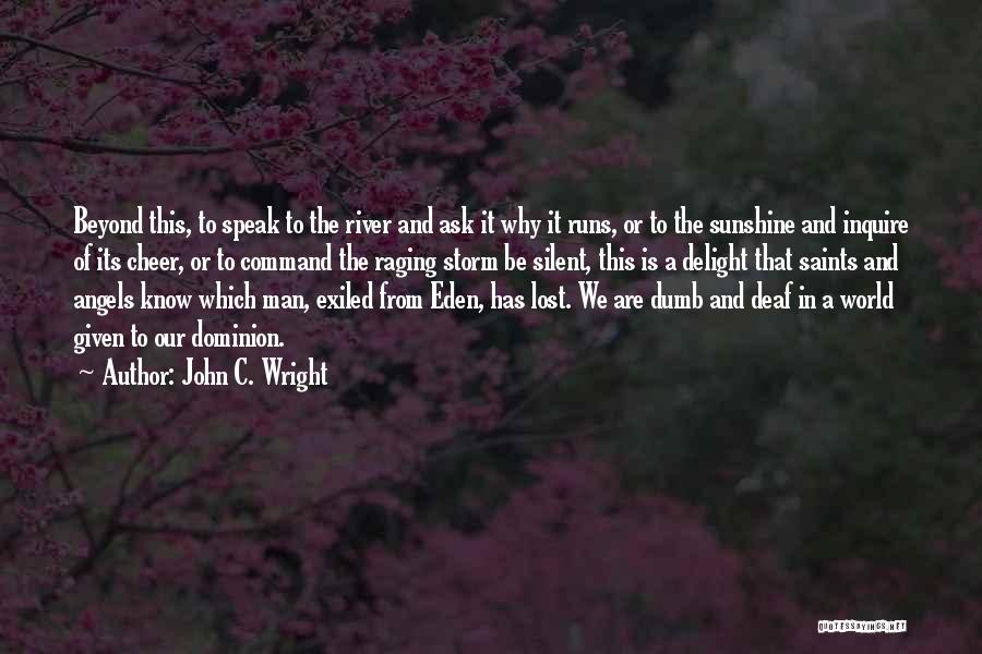 Our Dumb World Quotes By John C. Wright