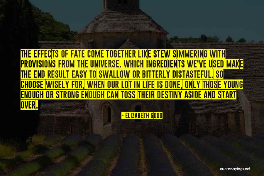 Our Fate Quotes By Elizabeth Good Our Fate Quotes By Elizabeth Good