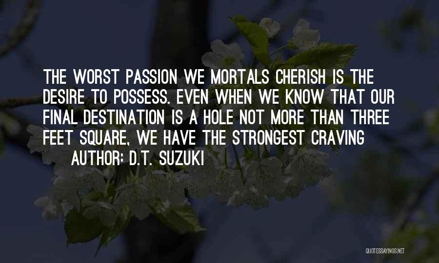 Our Final Destination Quotes By D.T. Suzuki