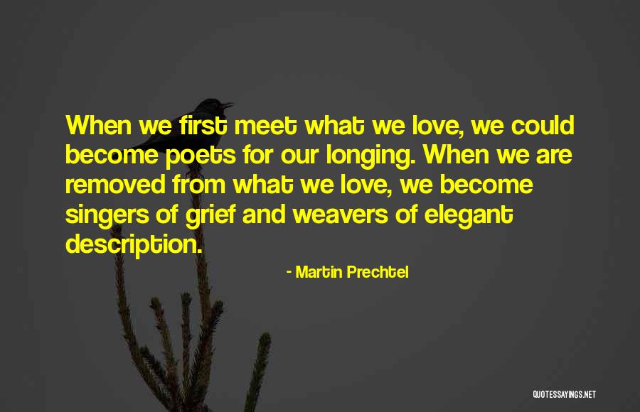 Our First Meet Quotes By Martin Prechtel