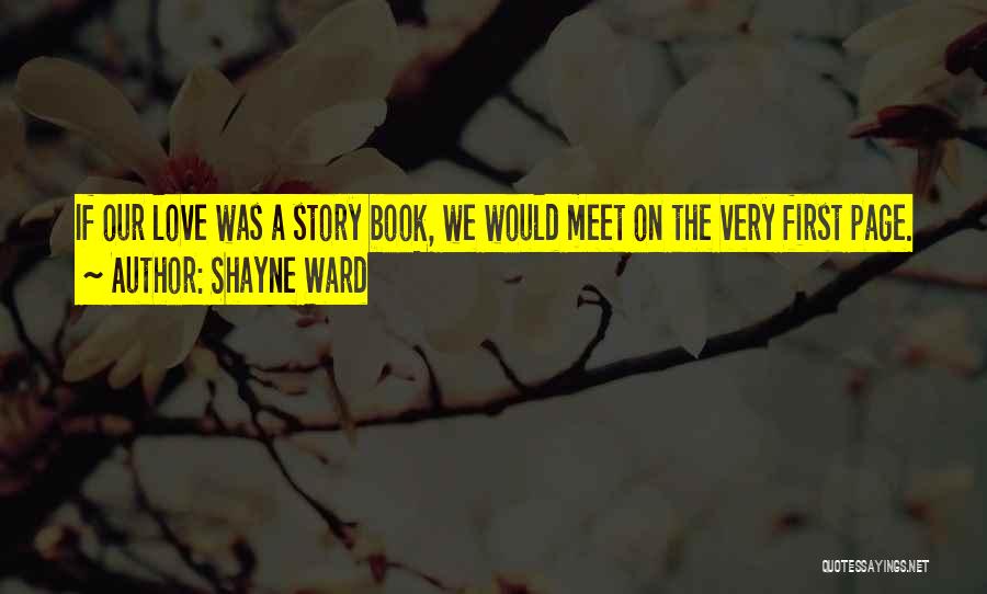 Our First Meet Quotes By Shayne Ward