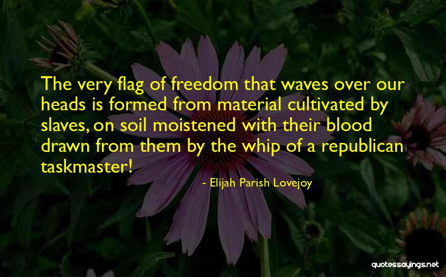 Our Flag Quotes By Elijah Parish Lovejoy