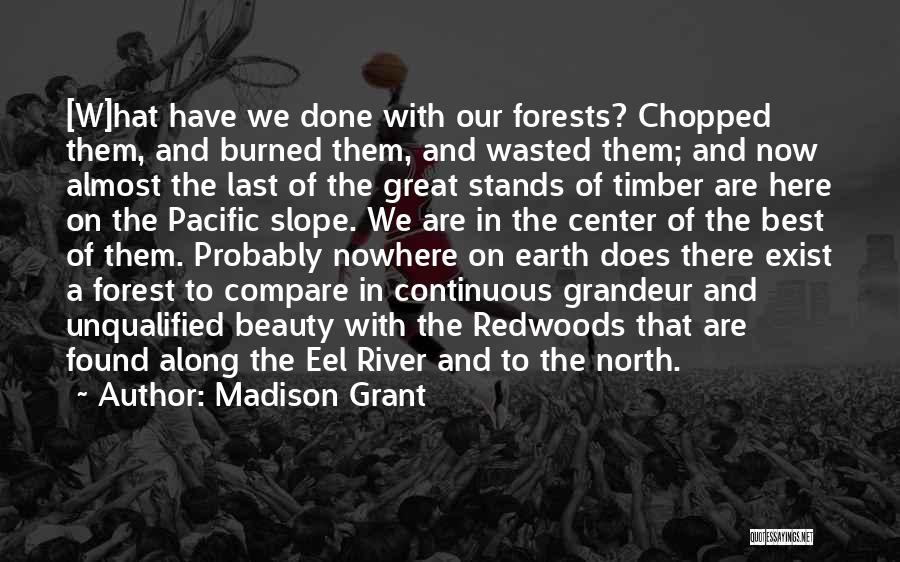 Our Forests Quotes By Madison Grant