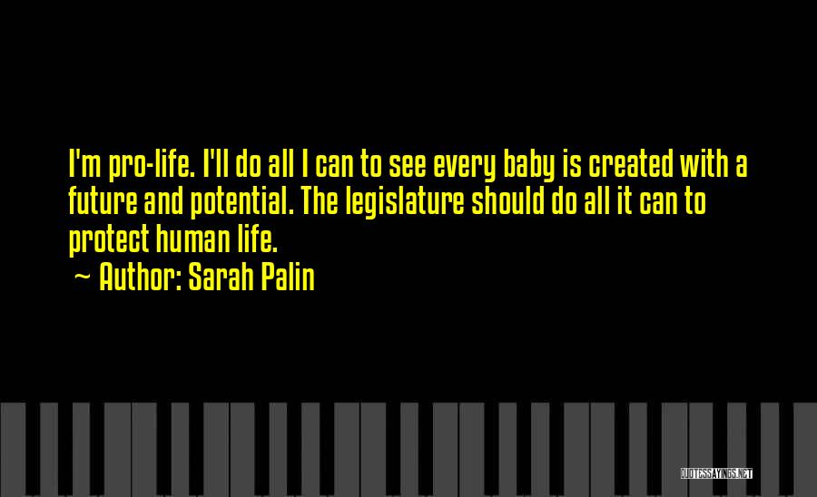 Our Future Baby Quotes By Sarah Palin