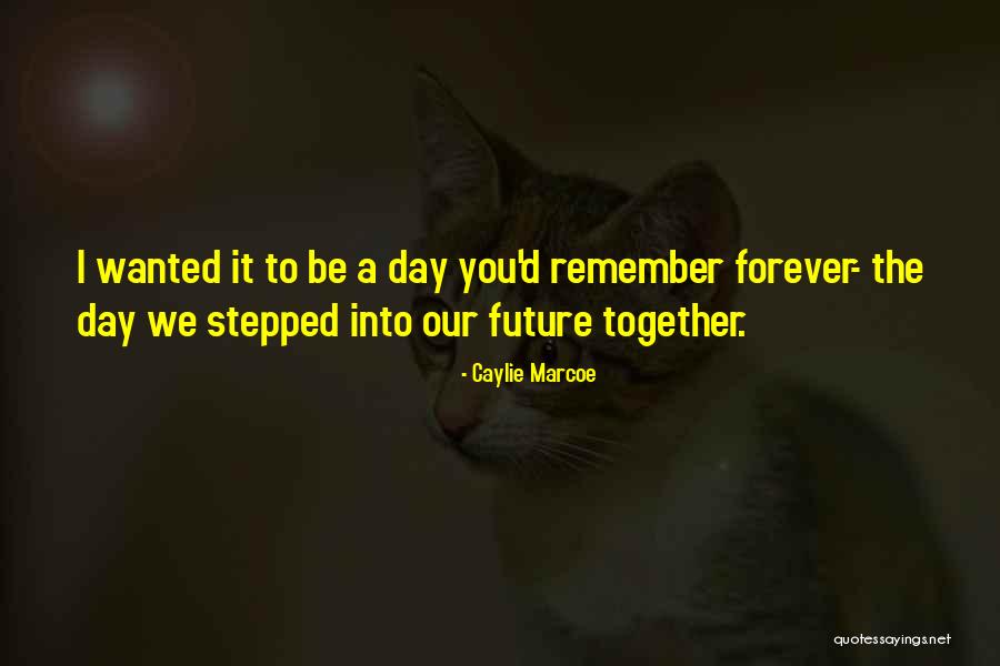 Our Future Together Quotes By Caylie Marcoe