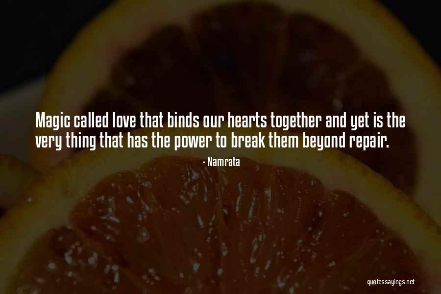 Our Hearts Together Quotes By Namrata Our Hearts Together Quotes By Namrata