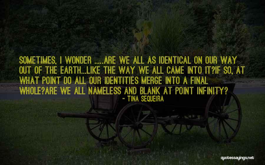 Our Identities Quotes By Tina Sequeira