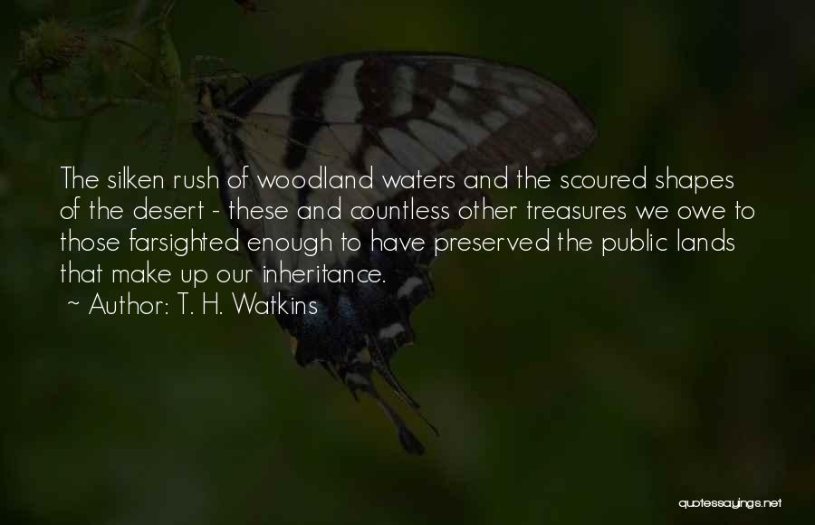 Our Inheritance Quotes By T. H. Watkins